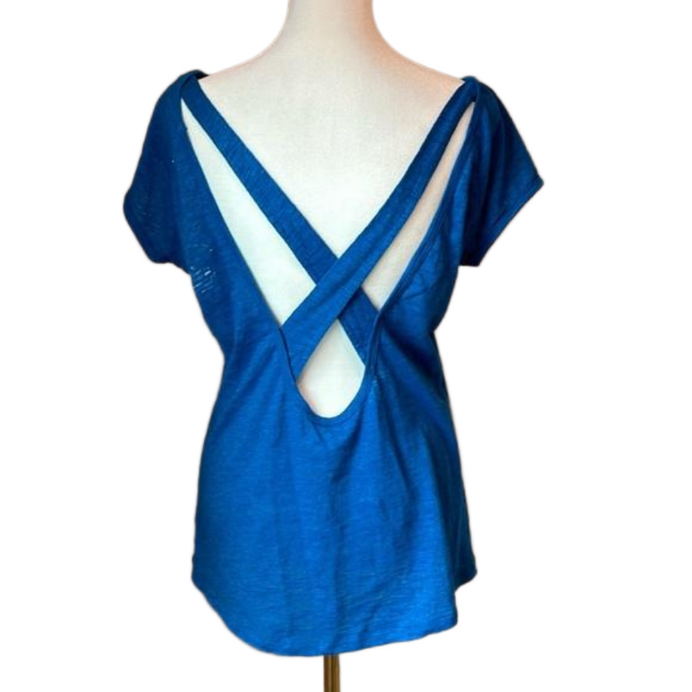 Earth Yoga Workout Gym Athleisure Althletic Top Sustainable Organic size Medium